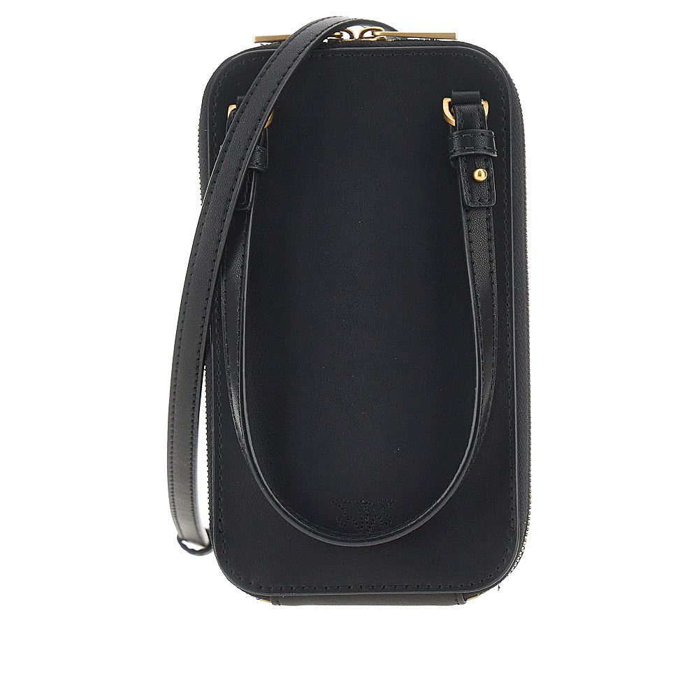 PINKO OS leather smartphone pouch