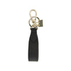 leather key holder with charm