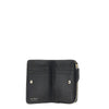 grained leather bi-fold wallet