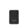 grained leather magnetic card holder