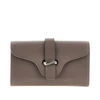 leather clutch with chain