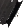 patent leather clutch with chain