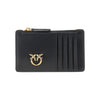 love birds leather cardholder