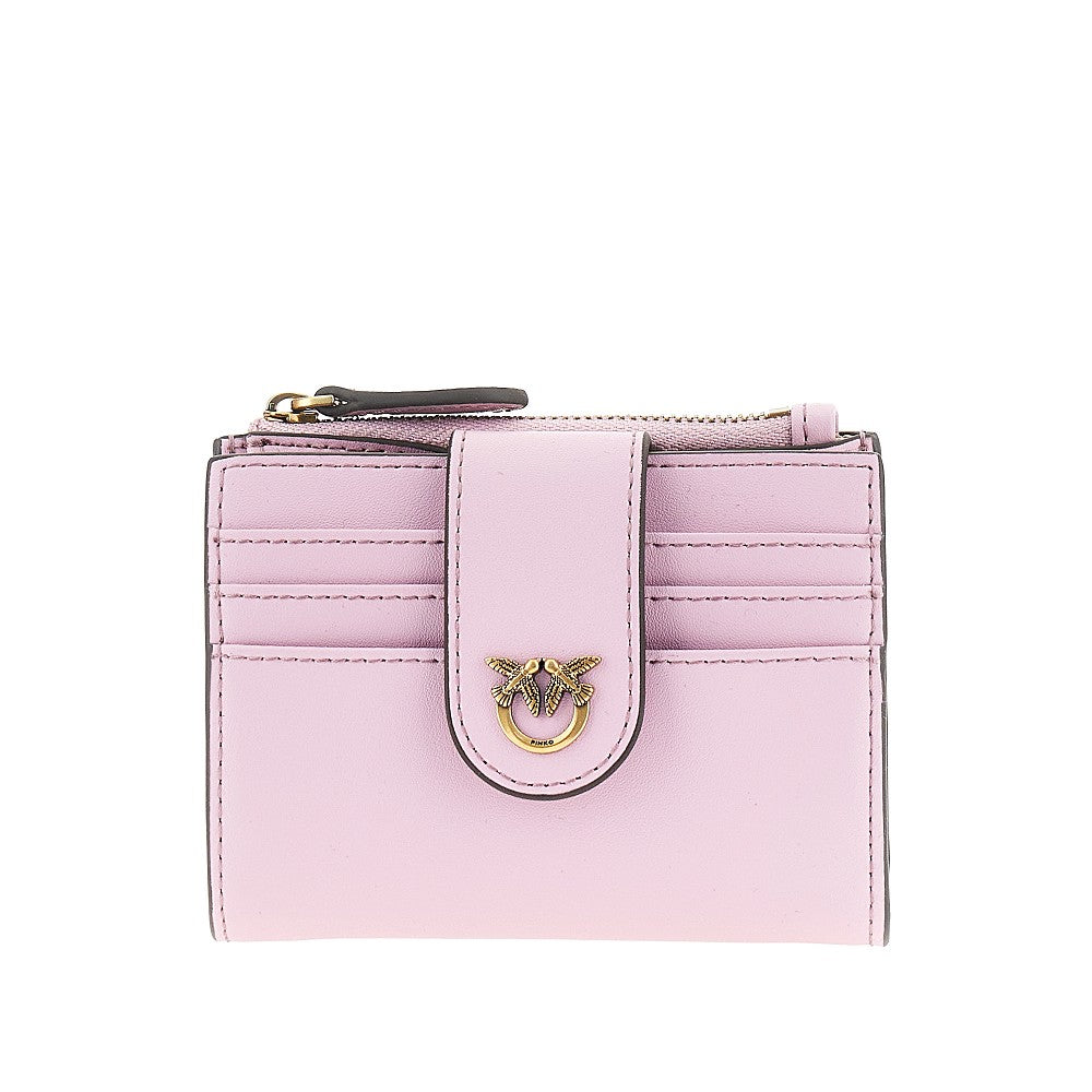 PINKO OS leather small wallet