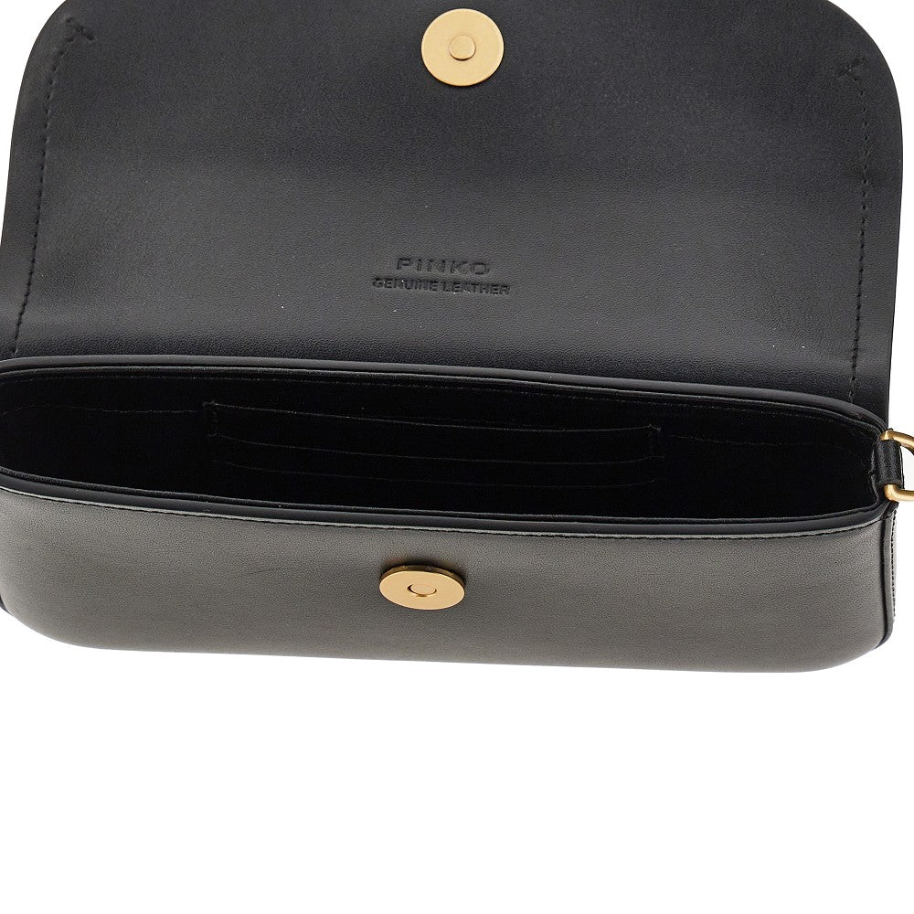 saddle flat leather pouch