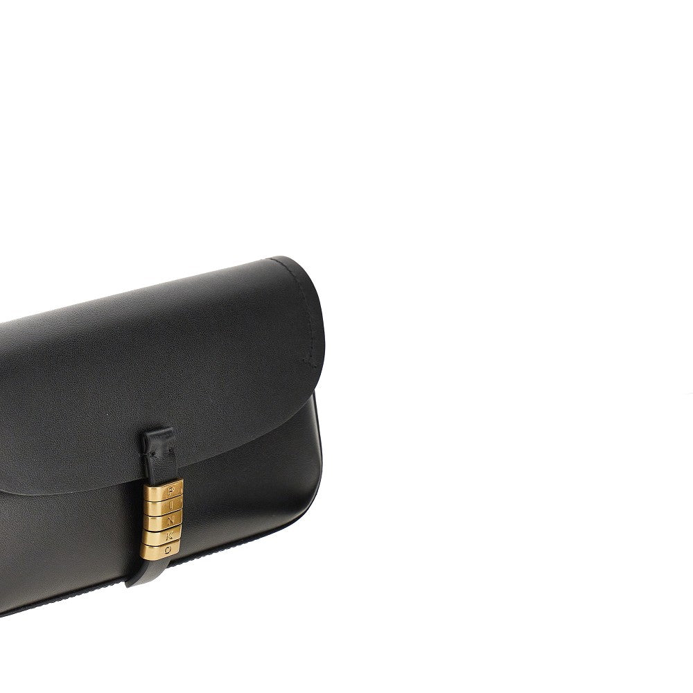 saddle flat leather pouch