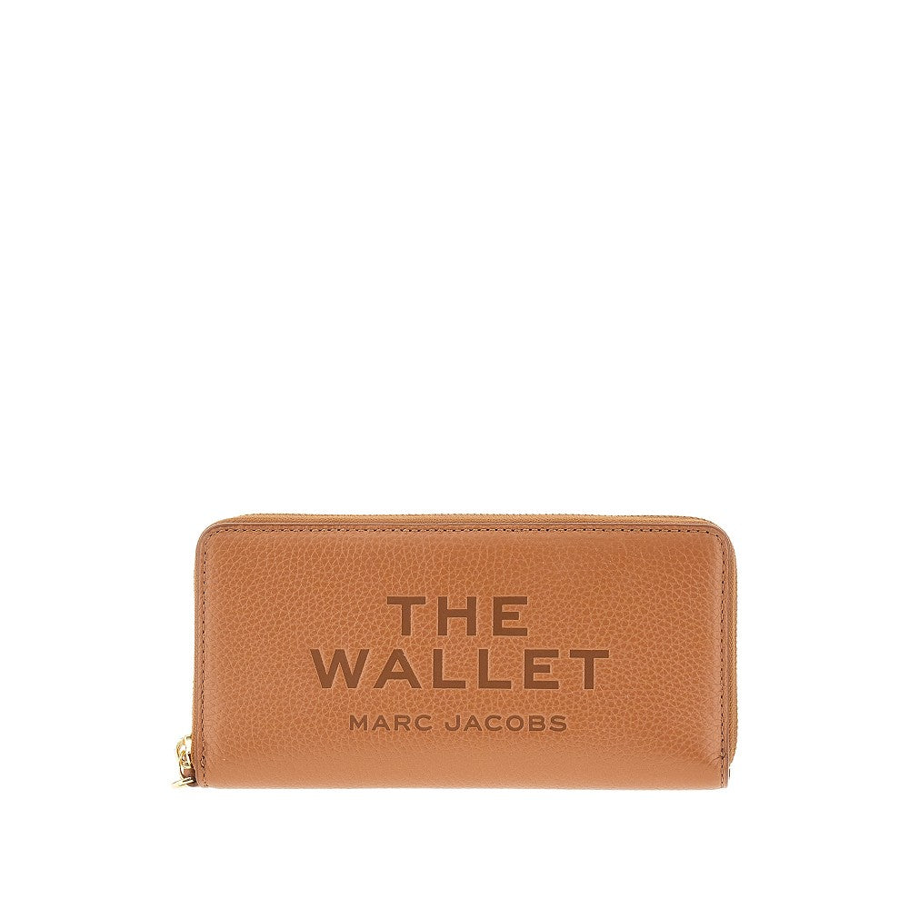 MARC JACOBS OS grained leather zip-around wallet