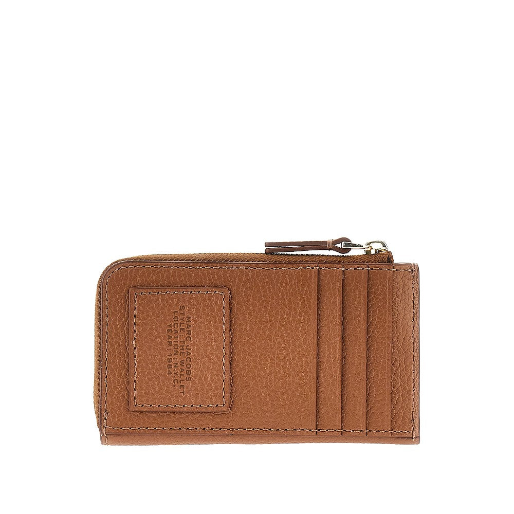 MARC JACOBS OS grained leather zip wallet