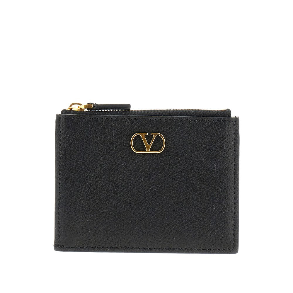 vlogo signature leather cardholder