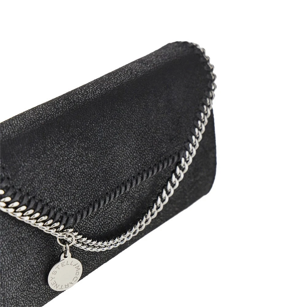 wallet with falabella shoulder strap
