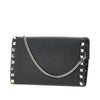 leather rockstud wallet pouch
