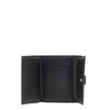 dauphine leather french flap wallet
