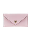 leather pouch with love birds logo