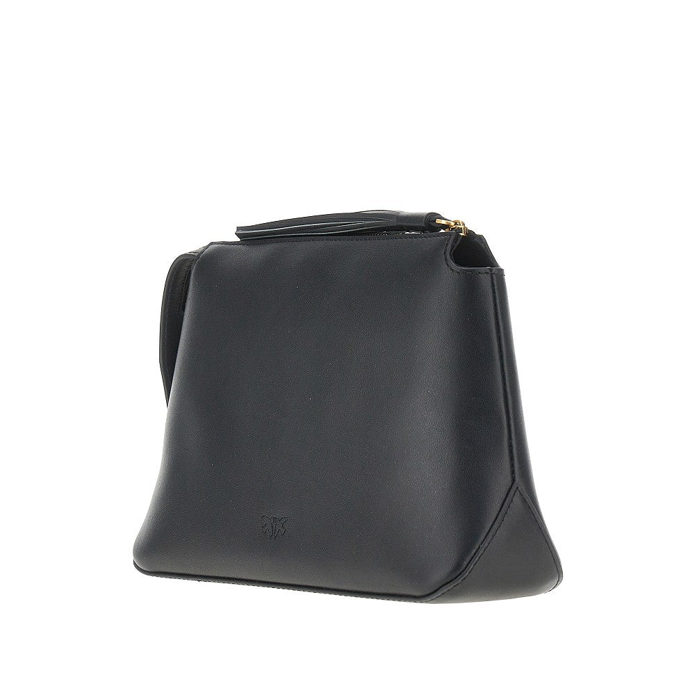 PINKO OS leather pouch with tassel