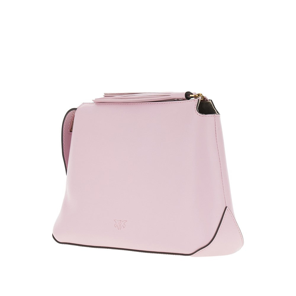 PINKO OS leather pouch with tassel