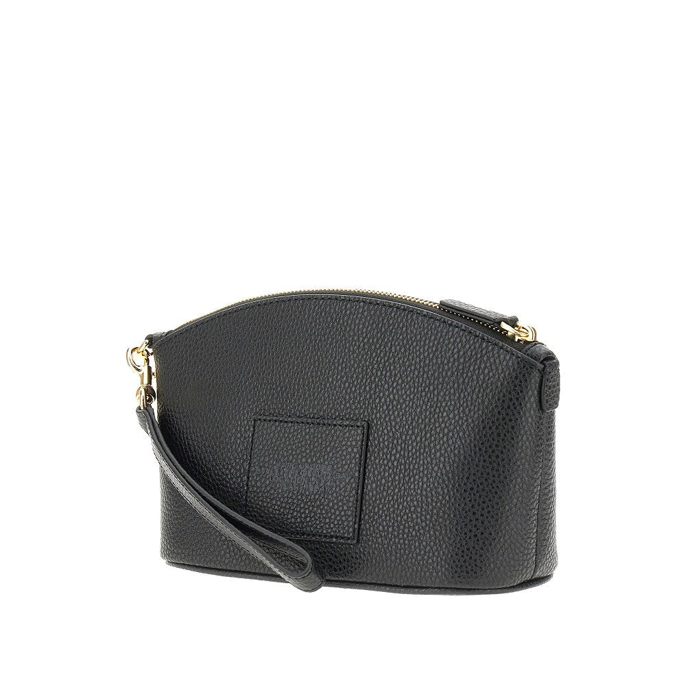 grain leather beauty bag