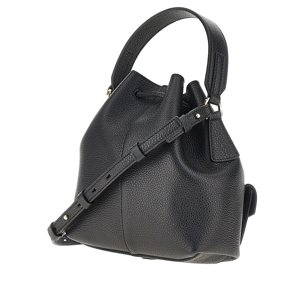 FERRAGAMO OS grained leather multipocket bucket bag